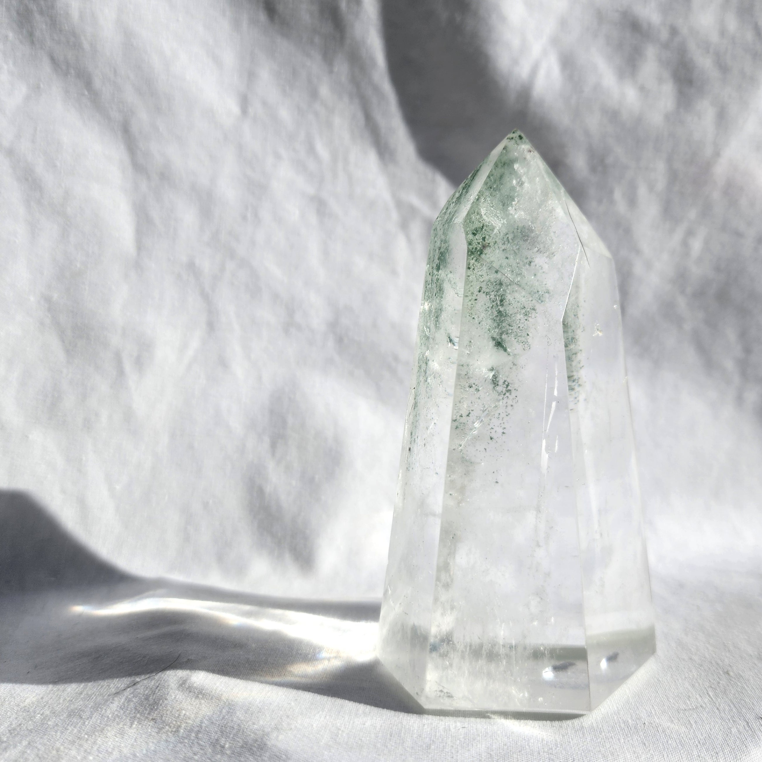 Quartz Generator Point with Chlorite Inclusions
