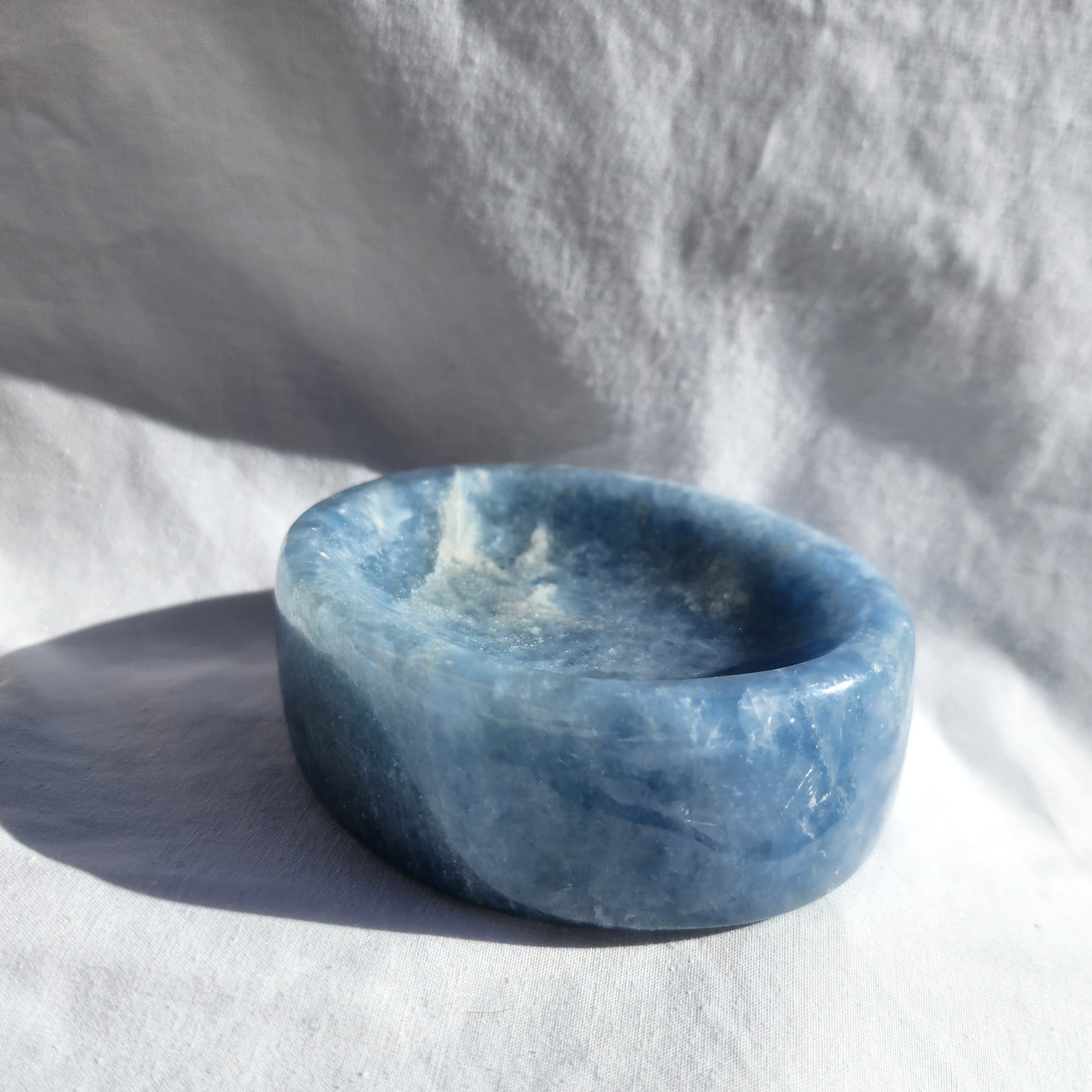 Blue Calcite Dish
