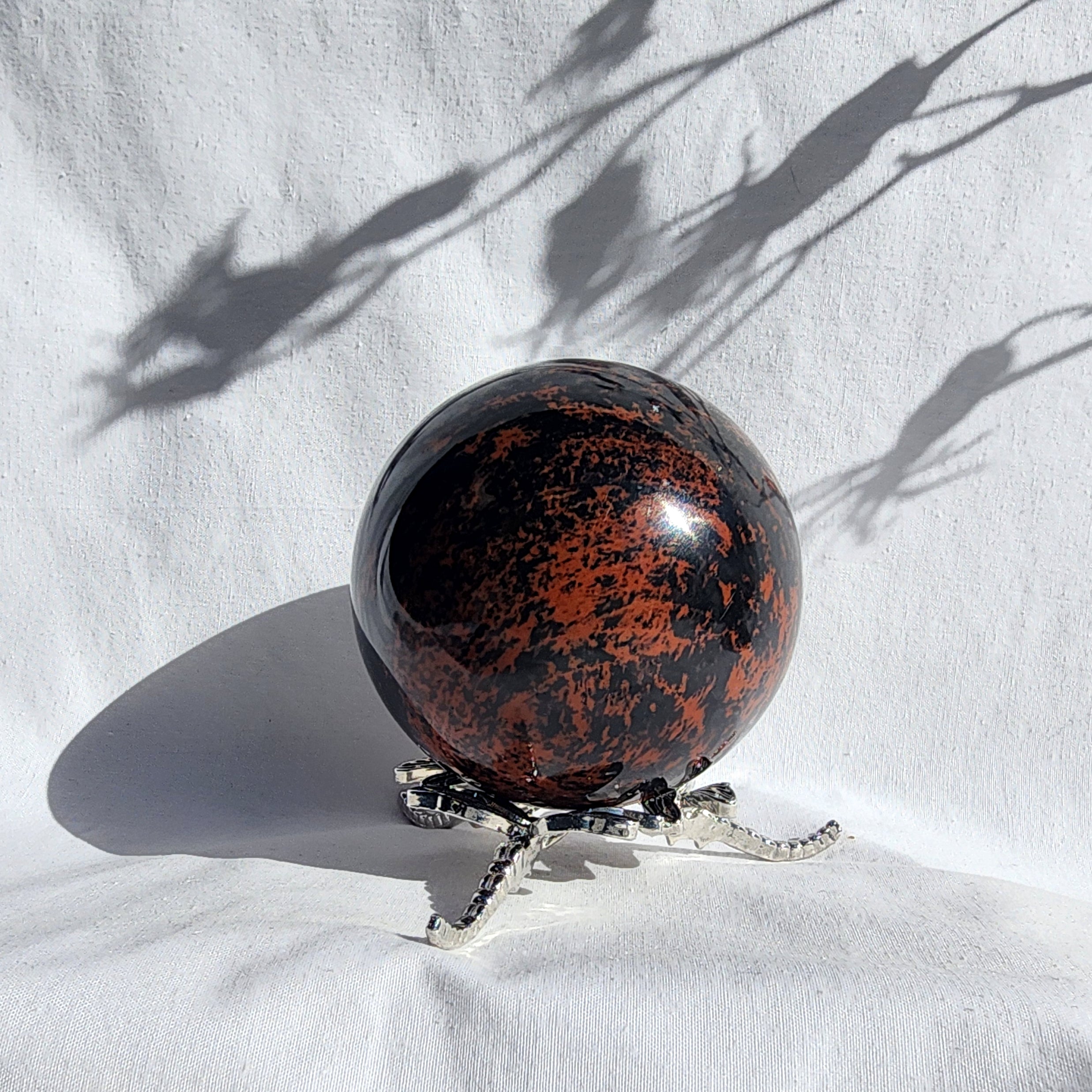 Mahogany Obsidian Sphere