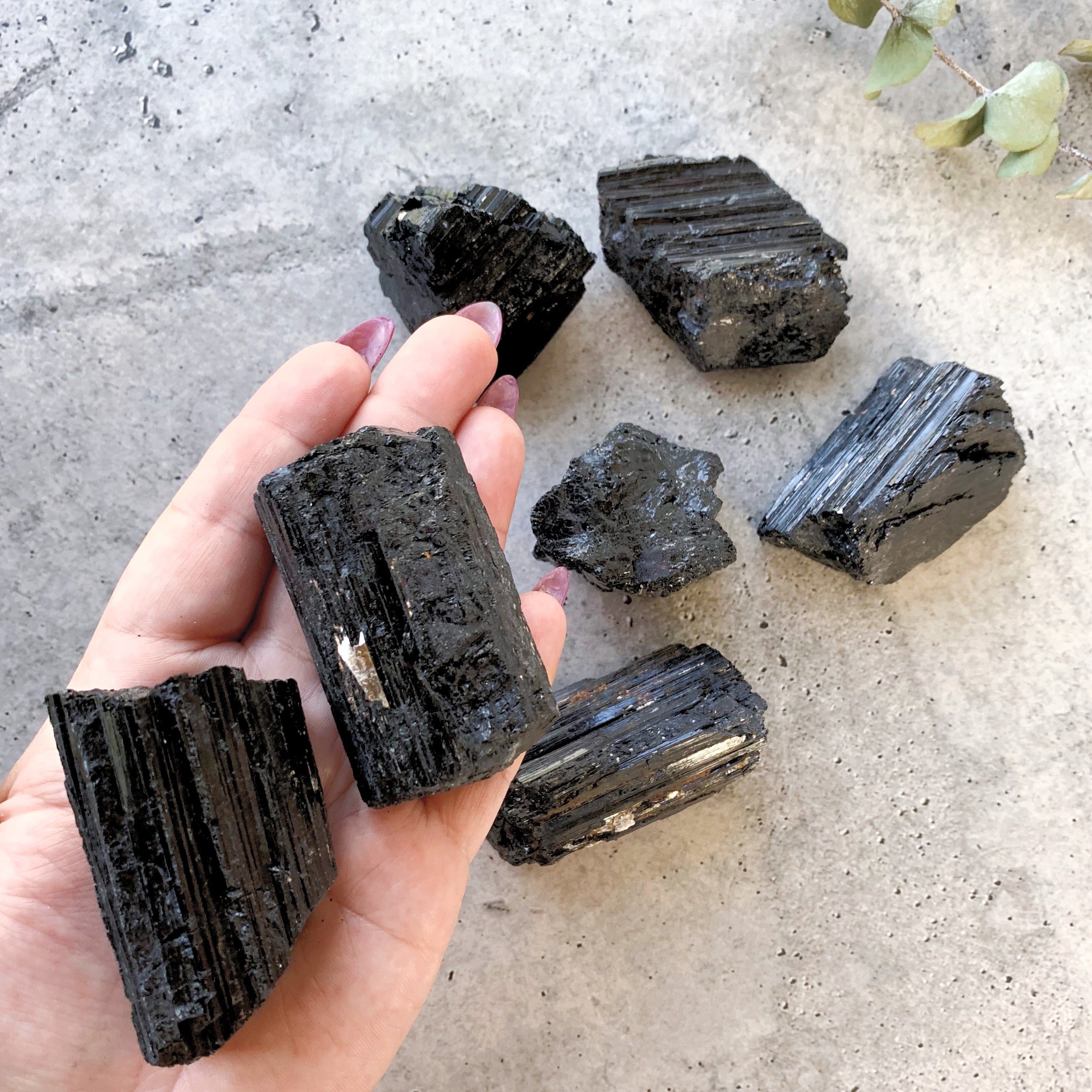 Black Tourmaline Raw | Large