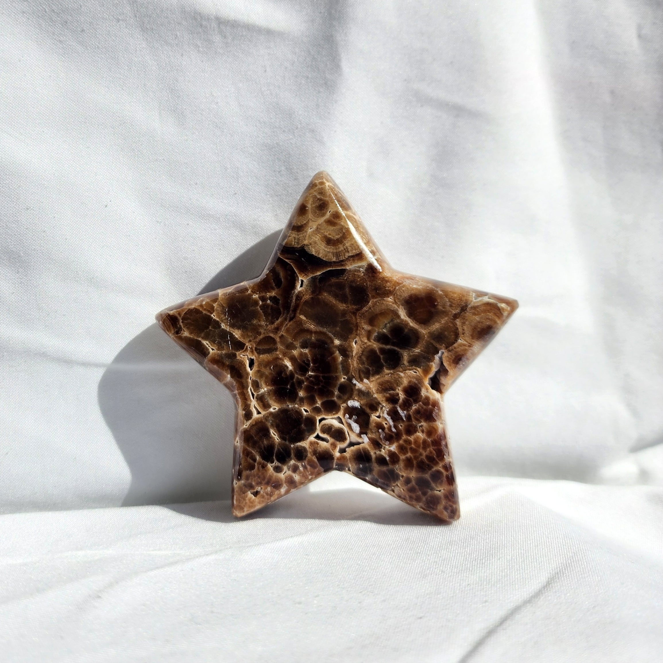 Chocolate Calcite aka Brown Aragonite Star