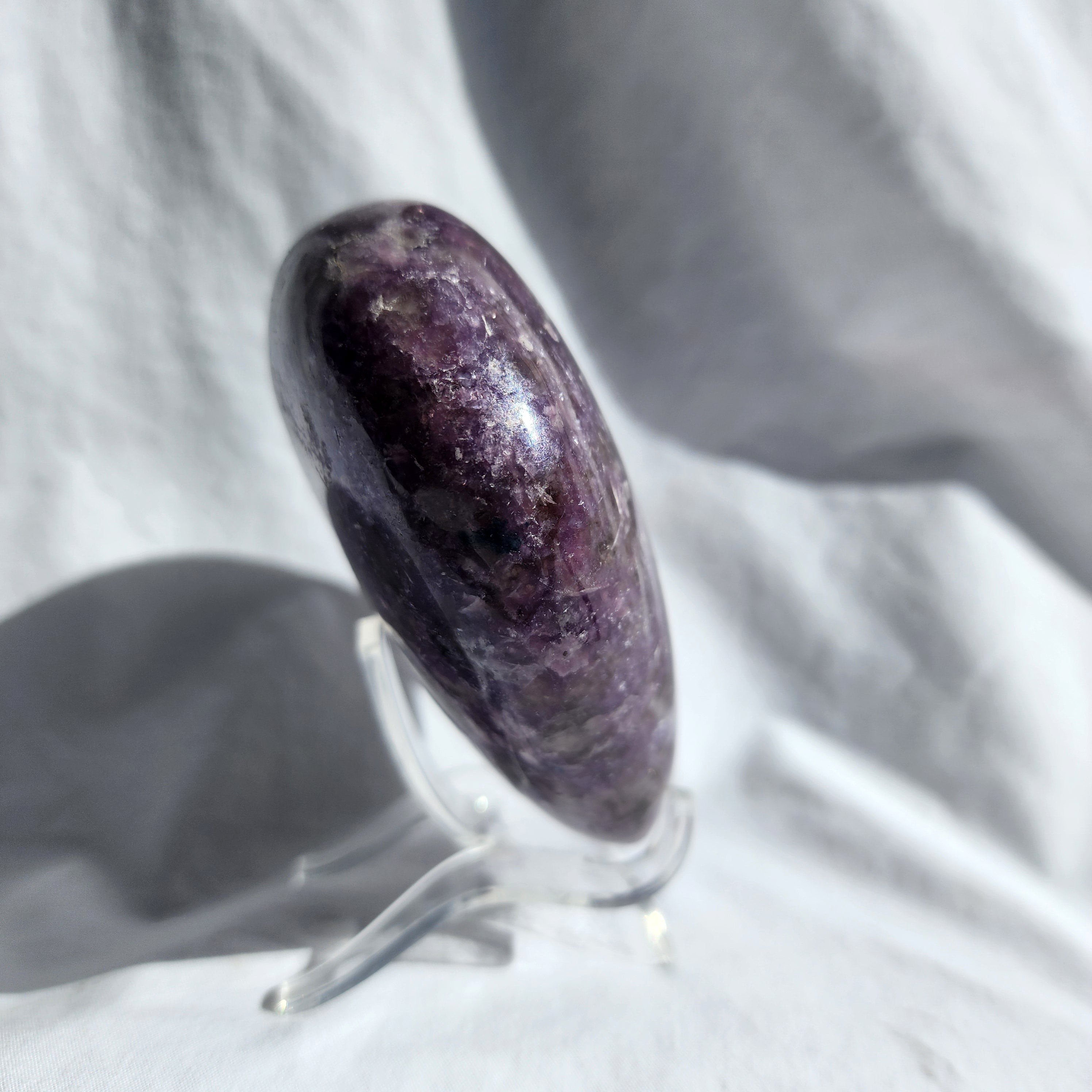 Lepidolite Heart