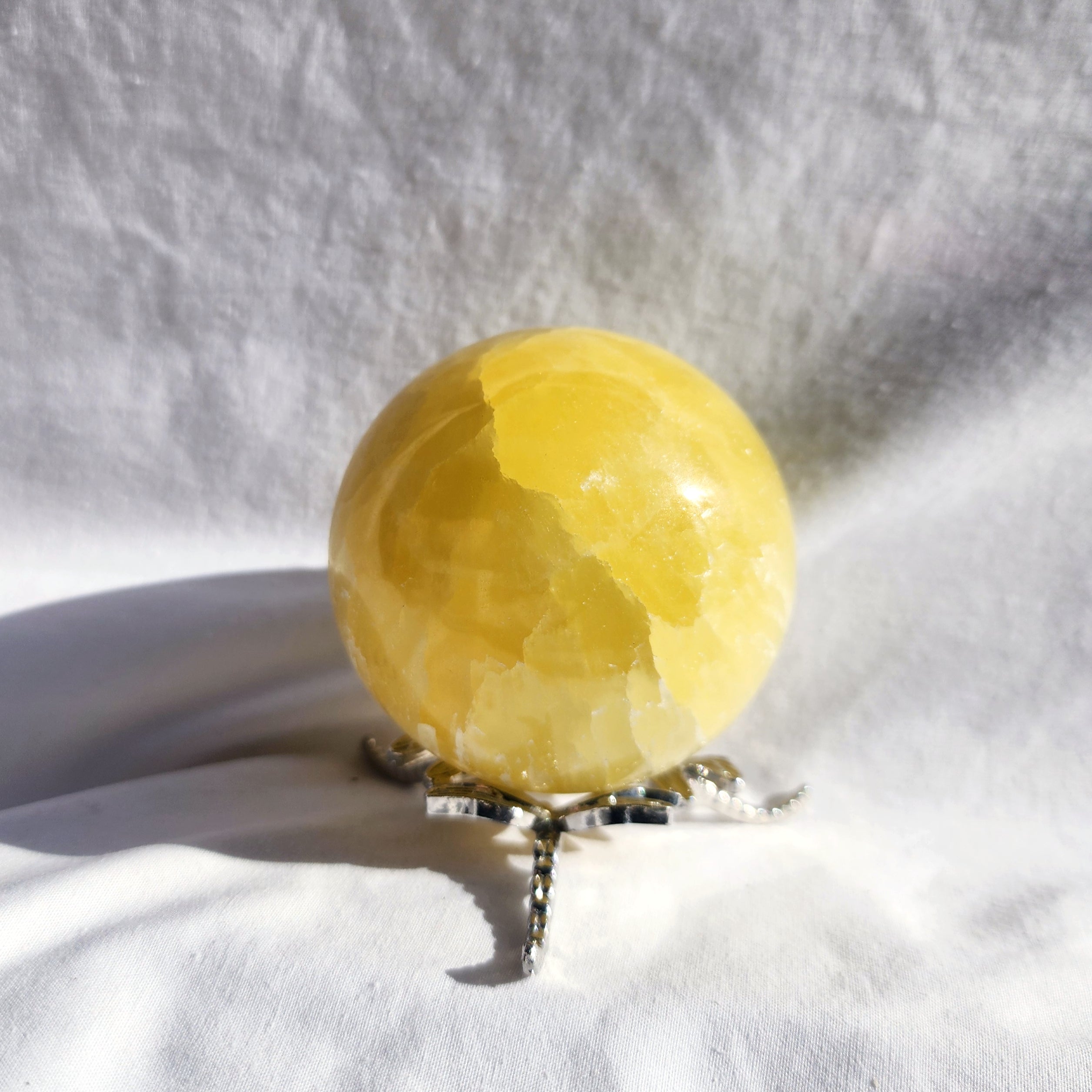 Lemon Calcite Sphere